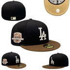 Los Angeles Dodgers Black/Brown/Caramel Los Angeles Dodgers 50th Anniversary 59FIFTY Fitted