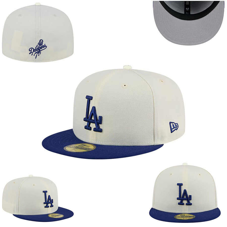 Los Angeles Dodgers Off-White (Chrome/Off-White)/Royal Blue 59FIFTY Fitted