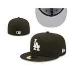 Los Angeles Dodgers Black/White Green UV 59FIFTY Fitted