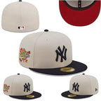 New York Yankees Cream/Navy World Series 1996 Commemorative 59FIFTY Fitted