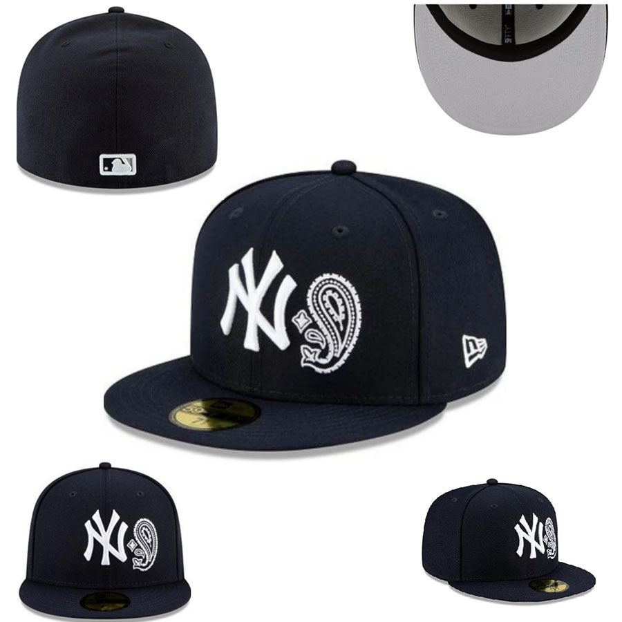 New York Yankees Navy/White Paisley Pack 59FIFTY Fitted