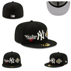 New York Yankees Black/White World Series Champions 1996 - New York 59FIFTY Fitted