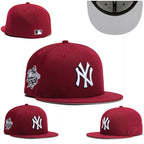 New York Yankees Dark Red/White World Series 1999 Commemorative 59FIFTY Fitted