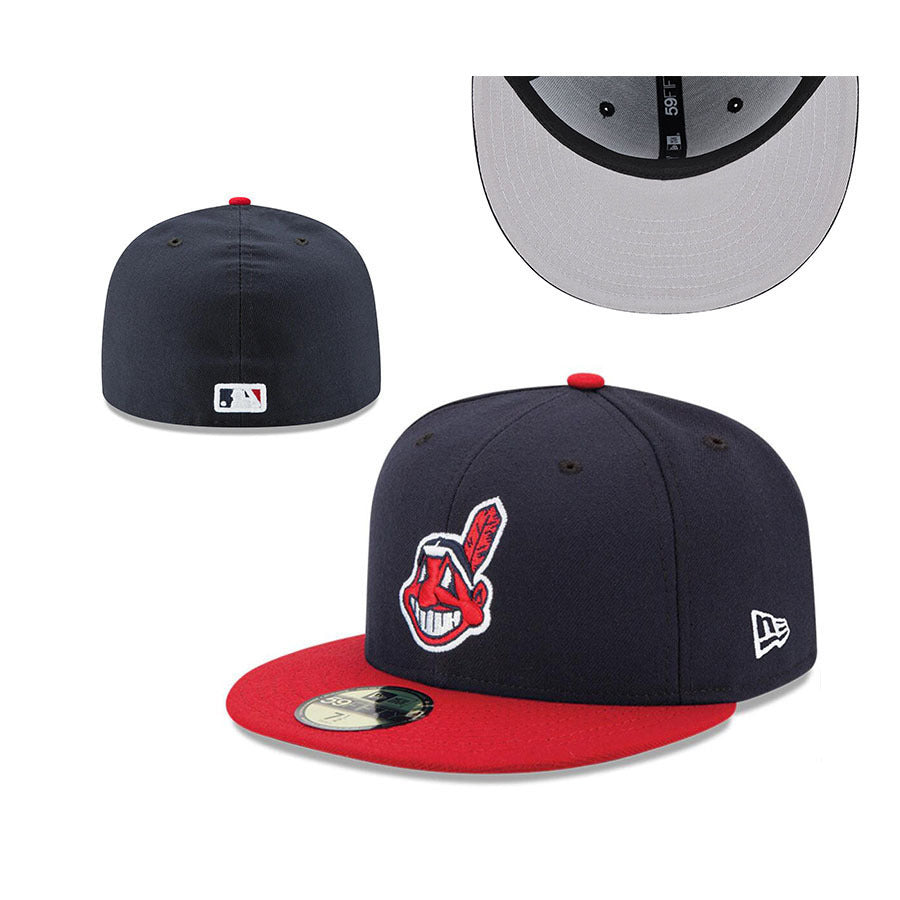 Cleveland Indians Navy/Red 59FIFTY Fitted