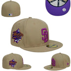 San Diego Padres Caqui/Purple World Series 1998 Commemorative 59FIFTY Fitted