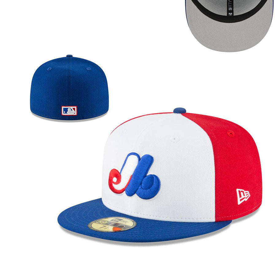 Montreal Expos White/Royal Blue 59FIFTY Fitted
