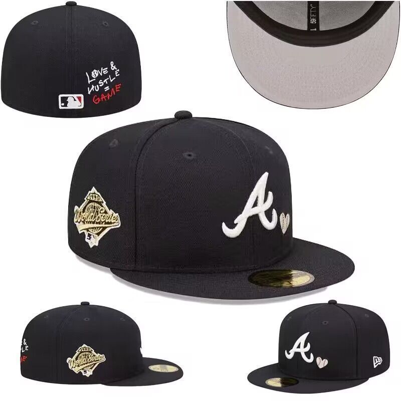 Atlanta Braves Navy/White Love & Hustle = Game — Edition Special 59FIFTY Fitted