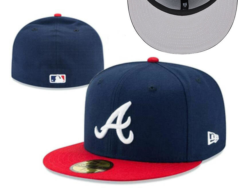Atlanta Braves Navy/Red 59FIFTY Fitted