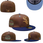 Chicago White Sox Brown/Navy Comiskey Park Inaugural Season 59FIFTY Fitted