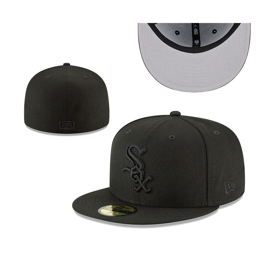 Chicago White Sox Black 59FIFTY Fitted