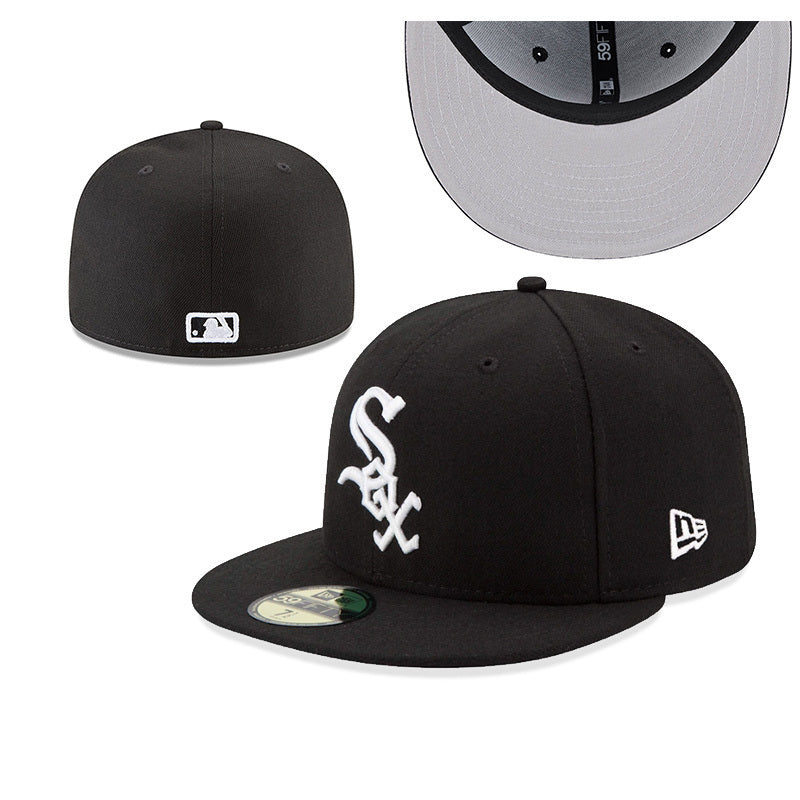 Chicago White Sox Black/White 59FIFTY Fitted