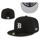 Detroit Tigers Black/White 59FIFTY Fitted