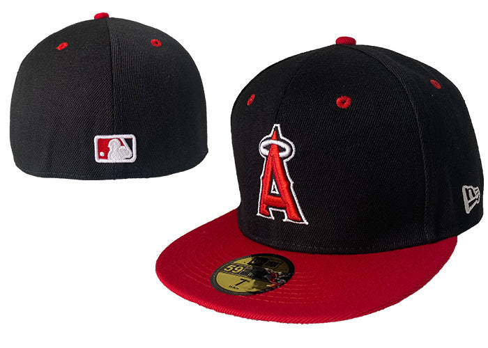 Los Angeles Angels Black/Red Green UV 59FIFTY Fitted