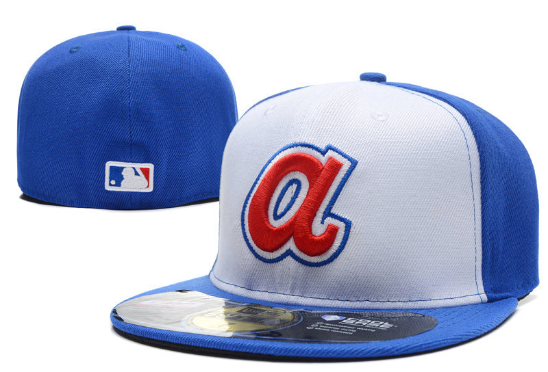 Atlanta Braves White/Royal Blue 59FIFTY Fitted