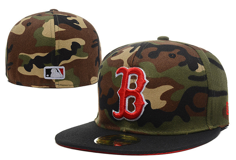 Boston Red Sox Camo/Black Camo Edition 59FIFTY Fitted