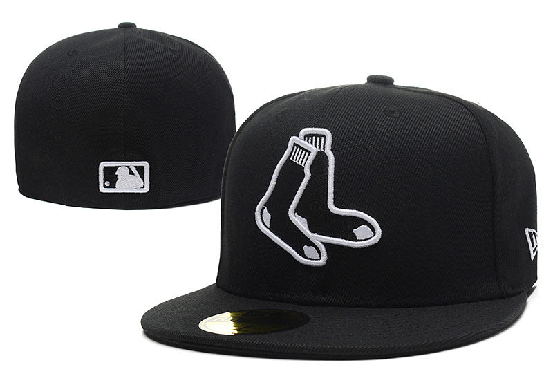 Boston Red Sox Black/White 59FIFTY Fitted