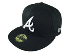 Atlanta Braves Black/White Green UV 59FIFTY Fitted
