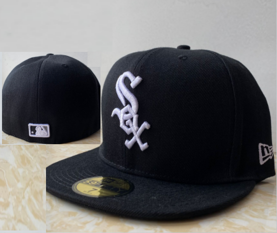 Chicago White Sox Black/White Green UV 59FIFTY Fitted