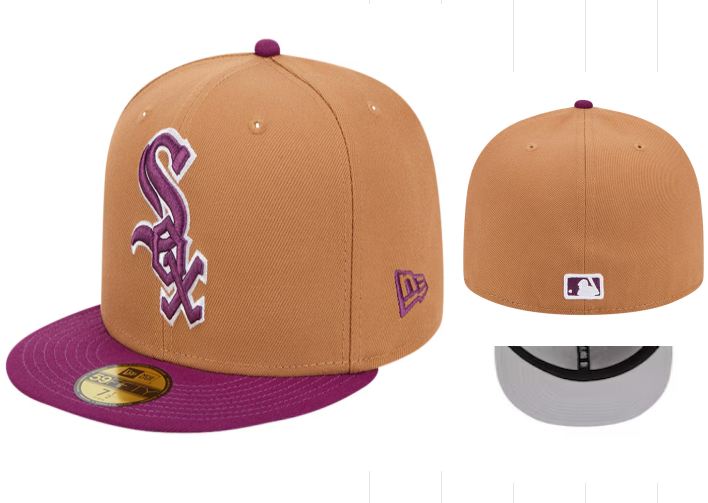 Chicago White Sox Caramel/Purple 59FIFTY Fitted