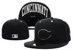 Cincinnati Reds Black/White Green UV Black on Black / Monochrome edition 59FIFTY Fitted