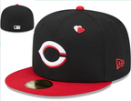 Cincinnati Reds Black/Red Green UV City Connect / Valentine's Day - corações 59FIFTY Fitted