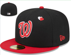 Washington Nationals Black/Red Valentine's Day / Edition Corações 59FIFTY Fitted