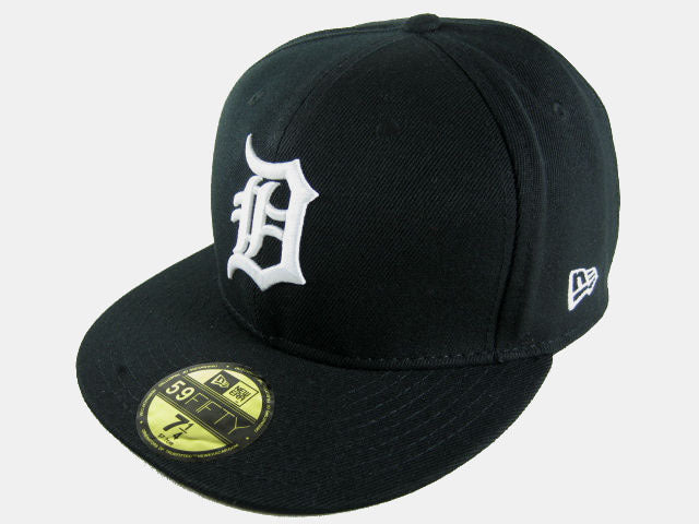 Detroit Tigers Black/White Green UV 59FIFTY Fitted