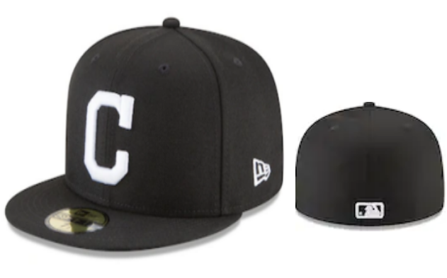 Cleveland Indians Black/White 59FIFTY Fitted