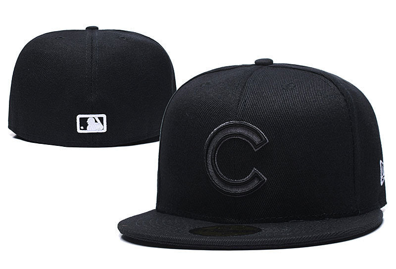 Chicago Cubs Black 59FIFTY Fitted