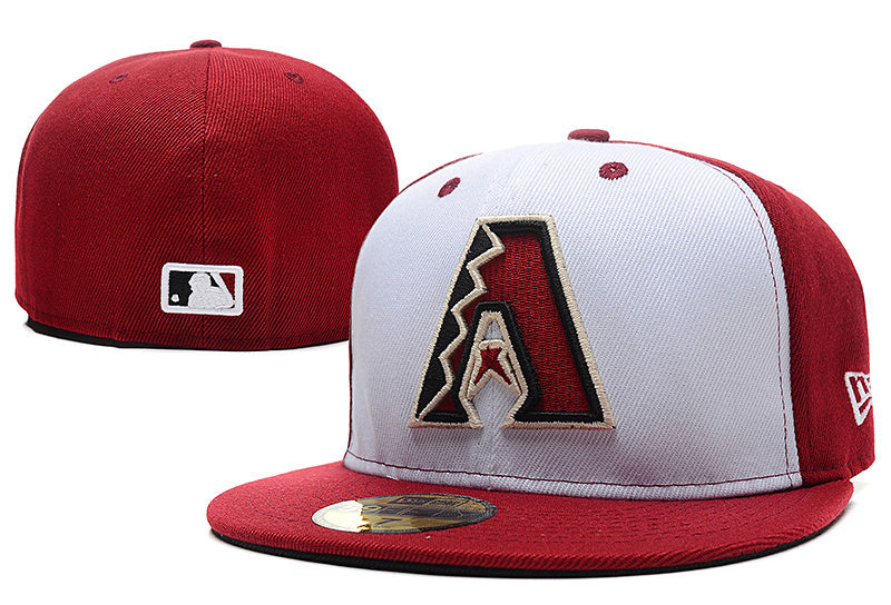 Arizona Diamondbacks White/Red Green UV 59FIFTY Fitted