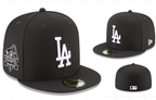Los Angeles Dodgers Black/White Green UV 2020 World Series Champions 59FIFTY Fitted