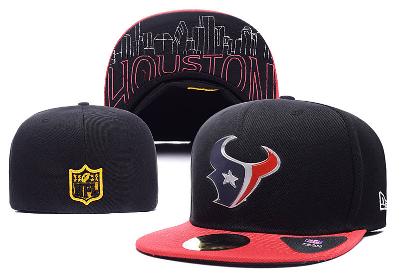 Houston Texans Black/Red NFL Draft / City Edition Houston 59FIFTY Fitted