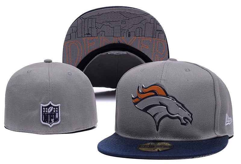 Denver Broncos Gray/Navy Denver City Edition / Skyline Edition 59FIFTY Fitted