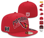 Arizona Cardinals Red/Black Green UV NFL Draft 59FIFTY Fitted