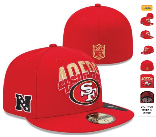 San Francisco 49ers Red/Gold NFL Draft 2012 59FIFTY Fitted