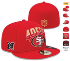 San Francisco 49ers Red/Gold NFL Draft 2012 59FIFTY Fitted