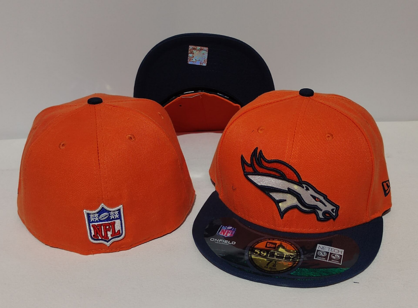 Denver Broncos Orange/Navy Green UV NFL On Field 59FIFTY Fitted