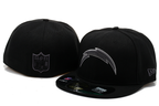 Los Angeles Chargers Black/Gray Green UV 59FIFTY Fitted