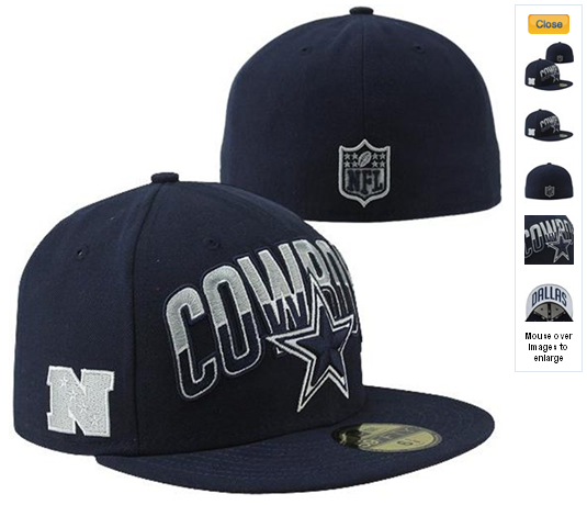 Dallas Cowboys Navy/White NFL Draft 2012 59FIFTY Fitted
