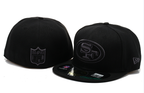 San Francisco 49ers Black/Dark Gray Green UV Black on Black / Tonal 59FIFTY Fitted