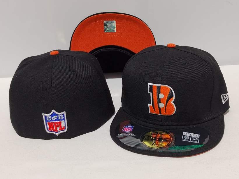 Cincinnati Bengals Black/Orange 59FIFTY Fitted