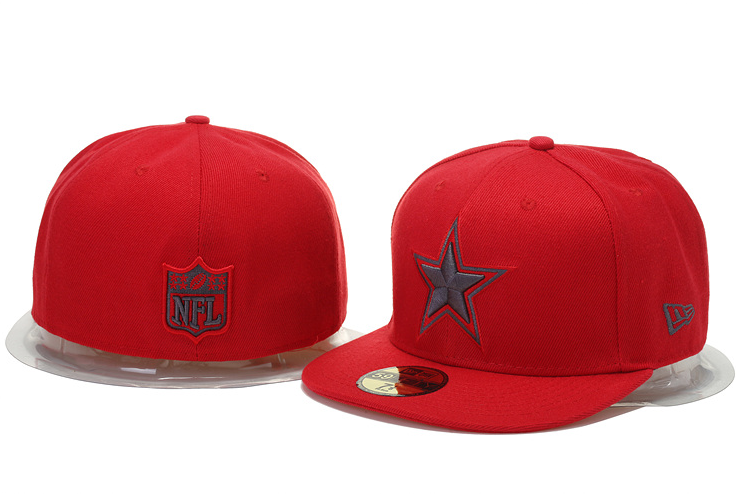 Dallas Cowboys Red/Gray NFL Shield tonal back — 59FIFTY Fitted