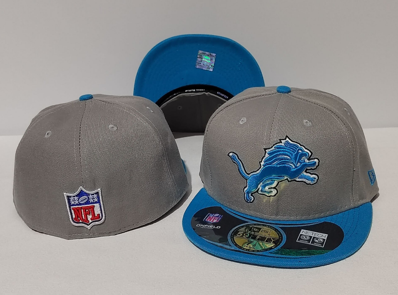 Detroit Lions Gray/Blue 59FIFTY Fitted