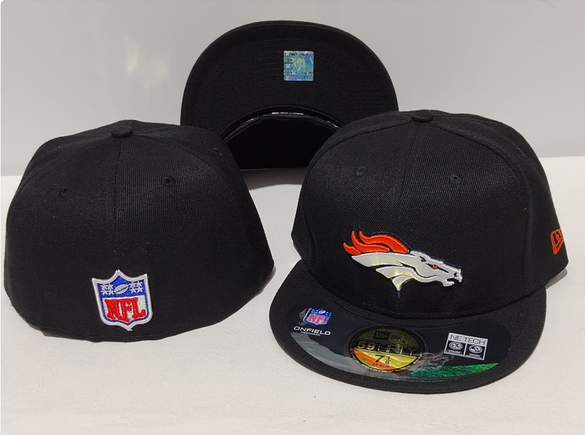 Denver Broncos Black/Orange Green UV NFL On Field 59FIFTY Fitted