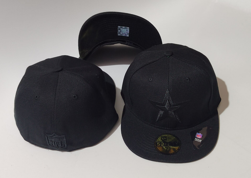 Dallas Cowboys Black Green UV Black on Black / Tonal Black 59FIFTY Fitted