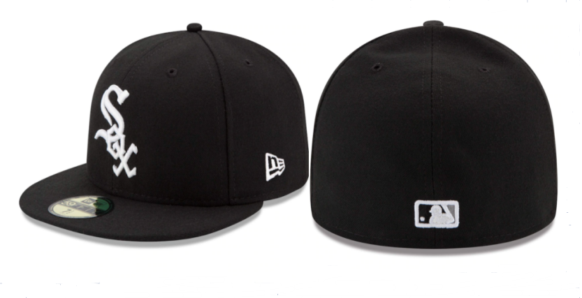 Chicago White Sox Black/White Green UV 59FIFTY Fitted