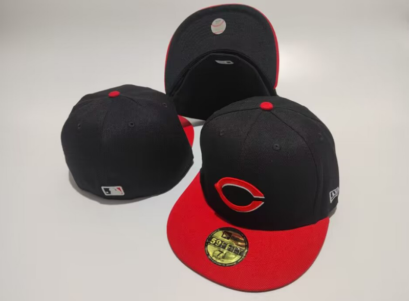 Cincinnati Reds Black/Red Green UV 59FIFTY Fitted