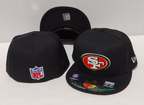 San Francisco 49ers Black/Red Green UV On Field 59FIFTY Fitted