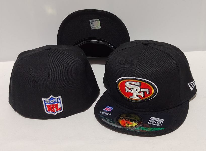 San Francisco 49ers Black/Red Green UV On Field 59FIFTY Fitted