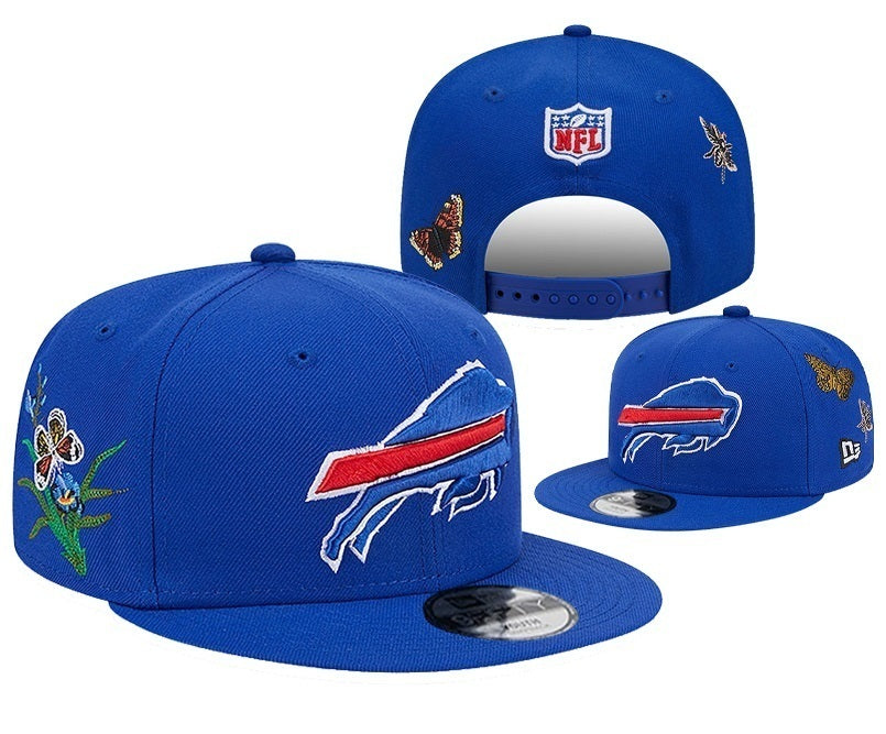 Buffalo Bills Royal Blue/Red Collection Floral Embroidery 9FIFTY Snapback